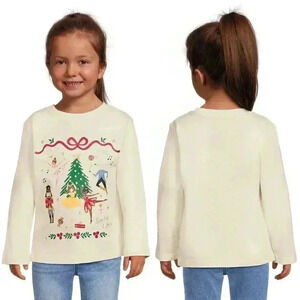 Holiday Time Toddler Christmas Long Sleeve Tee 12M